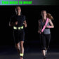 Saintrygo 6 Pcs Reflective Sash for Walking at Night Reflective Strap Arm Band High Visibility Belt Safety Ankle Strap for Visibility Vest Clothing Running Gear
