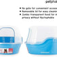 Petphabet Jumbo Hooded Cat Litter Box, Extra Large, Light Blue