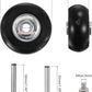 uxcell Replacement Luggage Wheels 40x18mm Suitcase Wheel Repair Kits Include 2 PU Bearing Wheels & Washers, Wrenches & Axle Screw for Trolley Bag, Inline Skate and Caster Board