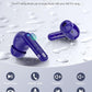Wireless Earbuds, Bluetooth 5.4 Headphones Bass Stereo, Ear Buds with Noise Cancelling Mic, IP7 Waterproof in Ear Earphones, 36H LED Display Bluetooth Earbuds for Laptop Pad Phones Sports, Dark Blue
