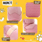 Hcpet Dog Shoes, Dog Boots & Paw Protectors for Winter Snowy Days, Rainy Weather, Outdoor Anti-Slip Sole Dog Booties for Hardwood Floor Pink-Leg 8