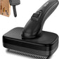 Dog Brush for Shedding & Grooming Small Medium Large Dogs & Cats - Remove Loose Fur, Knot, Undercoat. Suitable for Long Short Hair Lengths sensitive Animals, Black