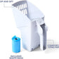 PURRFECT POUCH Cat Litter Shovel with Built-in Scooper & Holder | Kitty Pooper Scooper & Sifter | Includes 1 Roll of Litter Scoop Bags