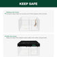 FXW Homeplus Unleashed Indoor Dog Playpen - Stress-Free and Safe Play, Heavy Duty 32 Inch 8 Wire Panels with Playpen Cover for Small and Medium Dogs, Black│Patented
