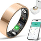 Smart Ring for Women & Men Fitness Tracker with Heart Rate, Blood Pressure,Blood Oxygen,Step Counting, Sleep Monitoring,IP68 Waterproof for iPhone and Android, No Subscription Fee (Rose Gold, 11)