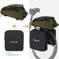 MOSISO Bike Rack Bag with 2 Removable Panniers, Waterproof Bike Trunk Cooler Storage Handbag Insulated Bicycle Rear Seat Pouch, Bicycle Storage Saddle Shoulder Bag Cycling Luggage Pouch, Army Green