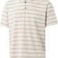Rouen Mens Golf Shirt Moisture Wicking Dry Fit Performance Stripe Casual Collared Short Sleeve Golf Polo Shirts for Men