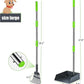 Niubya Pooper Scooper for Dogs, Metal Poop Scooper Tray and Rake Set with Adjustable Long Handle, Dog Pooper Scooper for Pet Waste Removal