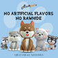 ASMPET Dog Treats Chews, Chicken & Duck Wrapped Cod Skin Sticks, Rawhide Free Cod Skin Treats for Dogs 10.6 oz