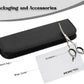 Dog Grooming Scissors 5'' Small Curved Pet Shears Super Light Professional 440C Stainless Steel Pet Shears for Trimming Face and Paws Nose Ear Easy Use.