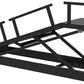 6 Level Height Adjustable Dog Ramp for Bed, Couch 65" Foldable Pet Ramp with Non-Slip Mat，DIY Glow Strips & Rest Platform Heavy Duty Dog Stairs for Large Dogs up to 200Lbs ，Black