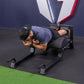 Titan Fitness Adjustable Floor Glute & Hamstring Developer (GHD), Cross Training Workout Lifting Equipment in Home and Commercial Gym