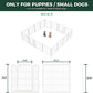 FXW Homeplus Unleashed Indoor Dog Playpen - Stress-Free and Safe Play, Heavy Duty 24 Inch 16 Wire Panels Dog Pen for Puppy and Small Dogs, White│Patented