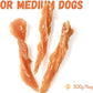 Dog Treats Chicken Jerky Strips for Dogs, Natural Healthy Dog Jekry with Taurine, Real Chicken Twists High Protain Low Fat, Training Rewards Treats for Small Medium Large Dogs 10.6 oz