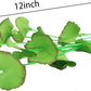 2-Pack 12 Inch Aquarium Silk Aquarium Plants, Artificial Plastic Plant for Small Tank, Goldfish, Fish Hides (Green B, 12 Inch)