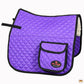HILASON Western Horse Luxury Quilted Saddle Pads with Pockets | Pad
