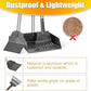 TOOGE Larger Pooper Scooper, Dog Pooper Scooper for Large Medium Small Dogs Heavy Duty Long Handle Metal Tray Rake Shovel Set for Yard Grass