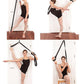 tchrules Door Leg Stretcher, Door Flexibility & Stretching Leg Strap - Great for Ballet Cheer Dance Gymnastics or Any Sport Leg Stretcher Door Flexibility Trainer Premium Stretching Equipment