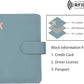 Melsbrinna Rfid Passport Holder for Travel women/Men, Cute Passport Wallet Rfid Blocking Card Slots, Rfid Passport Cover/CaseTravel Wallet, Passport Book Holder (1, Green2)