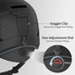 Ski Helmet for Women, Men & Youth, Snowboard Helmet with 7 Individual Air Vents, Snow Helmet with ABS PC Shell, EPS Foam, Dial Fit, Removable Fleece Liner and Ear Pads, Goggles Compatible
