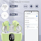 Wireless Earbuds, Bluetooth 5.4 Headphones Bass Stereo, Ear Buds with Noise Cancelling Mic, IP7 Waterproof in Ear Earphones, 36H LED Display Bluetooth Earbuds for Laptop Pad Phones Sports, Grass Green