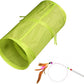 iCAGY Cat Tunnel for Indoor Cats Interactive, Rabbit Tunnel Toys, Pet Toys Play Tunnels for Cats Kittens Rabbits Puppies Crinkle Pop Up Light Green 20"