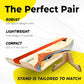 GIBBON SlackBoard - GiBoard Balance Board Kids & Adults - Slackline Balance Trainer - Slack Board Core Workout Equipment Home Gym Training - Standing Desk Exercise - Yoga, Agility, Pilates & More