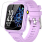 Kids Smart Watch Girls Gifts for Age 5-12, 24 Puzzle Games HD Touch Screen Watches with Video Camera Music Player Pedometer Flashlight 12/24 hr Birthday Gift 6 7 8 Year Old Girl