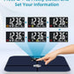 Lepulse Body Fat Scale, Scale with Bmi, Body Fat, Muscle Mass, Digital Bathroom Scale Body Composition Monitor, 14.2" Big Platform, No Need Mobile Phone Or App, 400lb