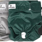 Pet Parents® Washable Dog Diapers (3pack) + Extendrs® of Durable Doggie Diapers, Premium Dog Diapers Female (X-Small, Spruce)