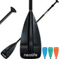 SUP Paddleboard Paddle with Aluminum Shaft and Nylon Blade, Lightweight Stand Up Paddle Board Oars, Adjustable170-210 cm/68-84 inch