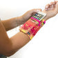 Sprigs Banjees 2 Pocket Wrist Wallet/Wrist Band/Wrist Pocket for Travel, Walking, & Running. Wallet Pouch That Holds Cash, Card, ID's, and More