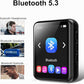 64GB MP3 Player Bluetooth 5.3 Touch Screen Music Player Portable mp3 Player with Speakers high Fidelity Lossless Sound Quality mp3 FM Radio Recording e-Book MP3 Player Support (128GB)