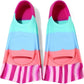 Kids Swim Fins,Short Kids Fins Youth Swimming Flippers for Lap Swimming Training for Children Girls Boys Beginners