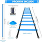 HOTOOLME Agility Training Poles Equipment Soccer Training Equipment includes 6 Agility Poles,Agility Ladder, 10 Soccer Cones,Jump Rope for Speed Training, Soccer Training, Basketball Athletes & Kids