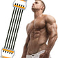 TOCO FREIDO Chest Expander | Arm Training, 5 Tubes Ajustable Arm Strength Trainer, Exercise Resistance Bands for Home Fitness Muscle Training Body Building