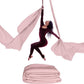 15/25 Yards Aerial Silk Professional Indoor Aerial Yoga Hammock Fabric Outdoor Fitness Silk for Dance, Circus Training, Home Gym