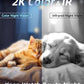 blurams Pet Camera 2K, Dog Camera with Phone App, 360° PTZ Indoor Cameras for Home Security Indoor, Color Night Vision, 2-Way Talk, Motion Detection&Tracking, Cloud&SD(2.4GHz Only)