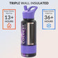 Coldest Insulated Water Bottle with Straw Lid - Stainless Steel Metal Insulated Bottle for Men & Women (Astro Purple, 32 oz)