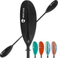 Kayak Paddles with Fiberglass Shaft and Reinforced PP Blade, Floating Adjustable Kayaking Oars, 3 Piece, 220-240 cm/86-94 Inches, 240-260 cm/94-102 Inches