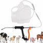 30ML Veterinary Metal Feeding Gun, Continuous Drench Gun Dosing Device Veterinary Adjustable Medicine Dispenser Husbandry Autonomous Feeding Tool, Pig Cattle, Sheep, Horse for Drench Gun