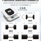 15LB 20LB 50LB Adjustable Dumbbell Set Free Weights Dumbbells Set for Women Men Hand Weights Sets Adjust Dumbbell Weight Sets for Home Gym Exercise Workout Strength Training Equipments