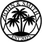 Personalized Palm Tree Metal Name Sign | Custom Family Wall Art & Split Letter Name | Custom Metal Signs | Beach Coastal House Decor | Outdoor Decor Gift Gift for Women, Men, Wife, Parents, Couple