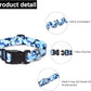 Mercano Adjustable Dog Collar - Special Design Patterns, Soft Nylon Comfortable Durable Pet Collar for Small Medium Large Dogs (L, Dog Camouflage Blue)