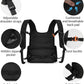 OFY Cat Carrier Puffy Backpack Breathable Small Dog Front Backpack Large Space for Small Dogs, Drawstring & Water-Resisant Pet Bag for Travel Hiking, Black Patent Pending