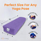 Sol Living Yoga Bolster Pillow Rectangular Meditation Cushion Cotton Meditation Accessories for Restorative Yoga Meditation Pillow Yoga Pillow Firm Body Pillow Bolster Pillow for Legs Removable Cover