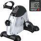 Mini Exercise Bike, himaly Under Desk Bike Pedal Exerciser Portable Foot Cycle Arm & Leg Peddler Machine with LCD Screen Displays