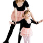 Dance, Cheerleading and Figureskating Trainer Stretching and Balance, 2 Pc. Set, Stretching, Disc Core Board and Flexibility Equipment Strap for Dance, Gymnastics, Turning, Stunt