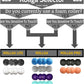 Rollga LITE - The Better Foam Roller for Physical Therapy. Deep Tissue Massage Roller for Muscle Recovery, Back Pain Relief & Flexibility. Yoga & Pilates Exercise Roller. Beginner & Athlete Approved.