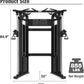 Functional Trainer Cable Machine, Cable Crossover Exercise Machine for Home & Commercial Gym, All in One Home Gym System Cable Machine and Dual Weights Stack for Cable Workout